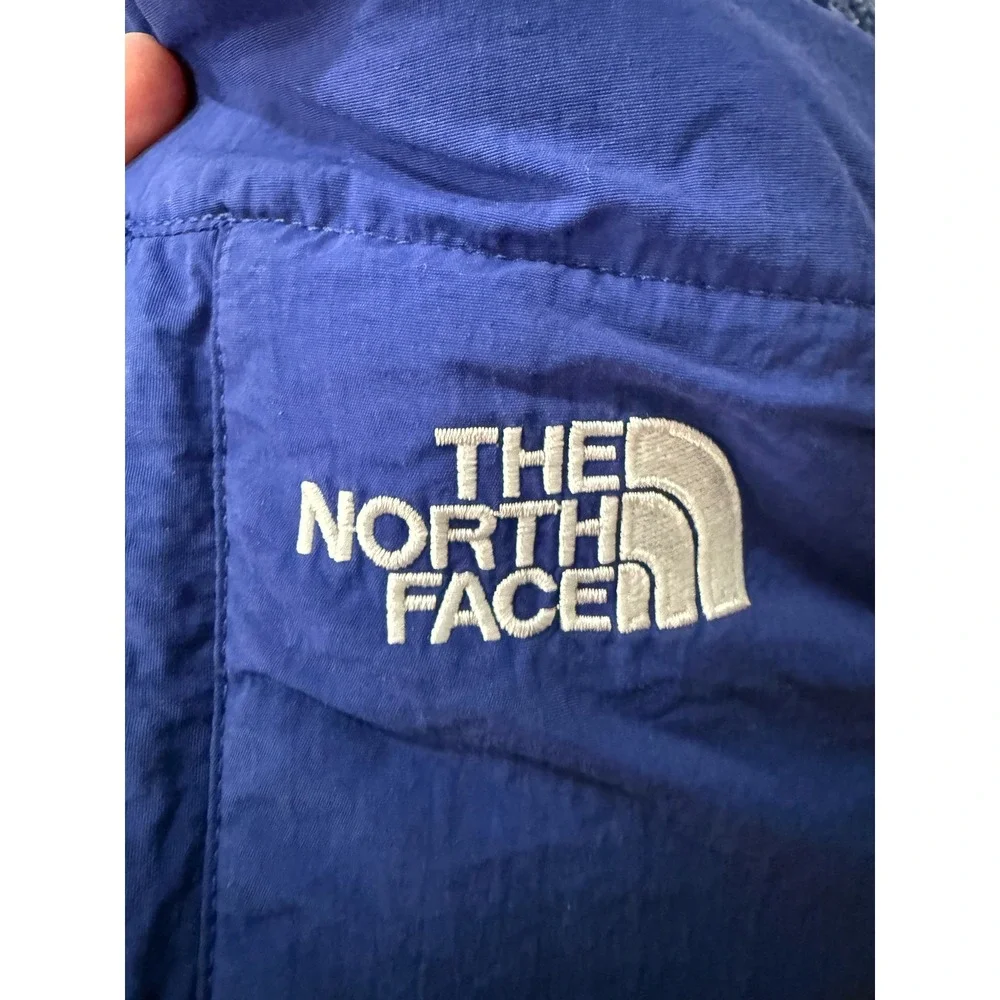 The North Face Denali Fleece Jacket Blue Full Zip Mixed Media Mens Medium